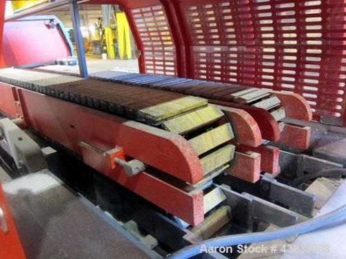 Used Greiner Extrusionstechnik Cat Pul Puller/Saw Combination, Model 30/9-235-S-DS. (2) Approximately 9” wide x 102” long contact length cleated belts, and (1) upacting saw with pneumatic hold down, ...