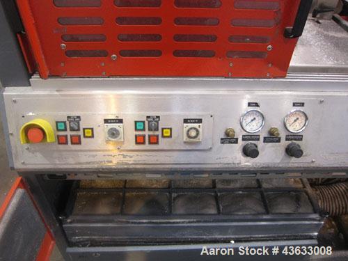 Used Greiner Extrusionstechnik Cat Pul Puller/Saw Combination, Model 30/9-235-S-DS. (2) Approximately 9” wide x 102” long contact length cleated belts, and (1) upacting saw with pneumatic hold down, ...