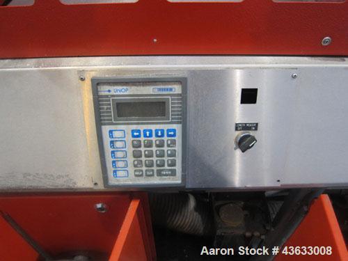 Used Greiner Extrusionstechnik Cat Pul Puller/Saw Combination, Model 30/9-235-S-DS. (2) Approximately 9” wide x 102” long contact length cleated belts, and (1) upacting saw with pneumatic hold down, ...