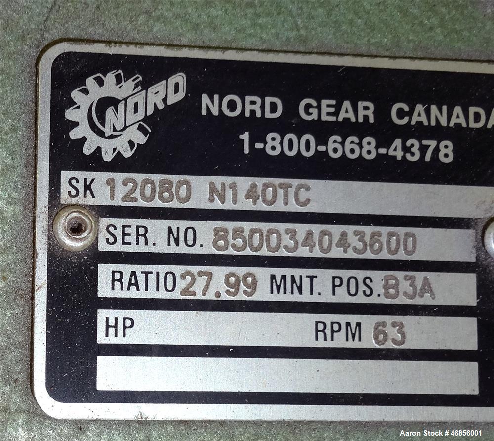 Used Conair Metaplast Cleated Belt Puller, Model PC8-60.