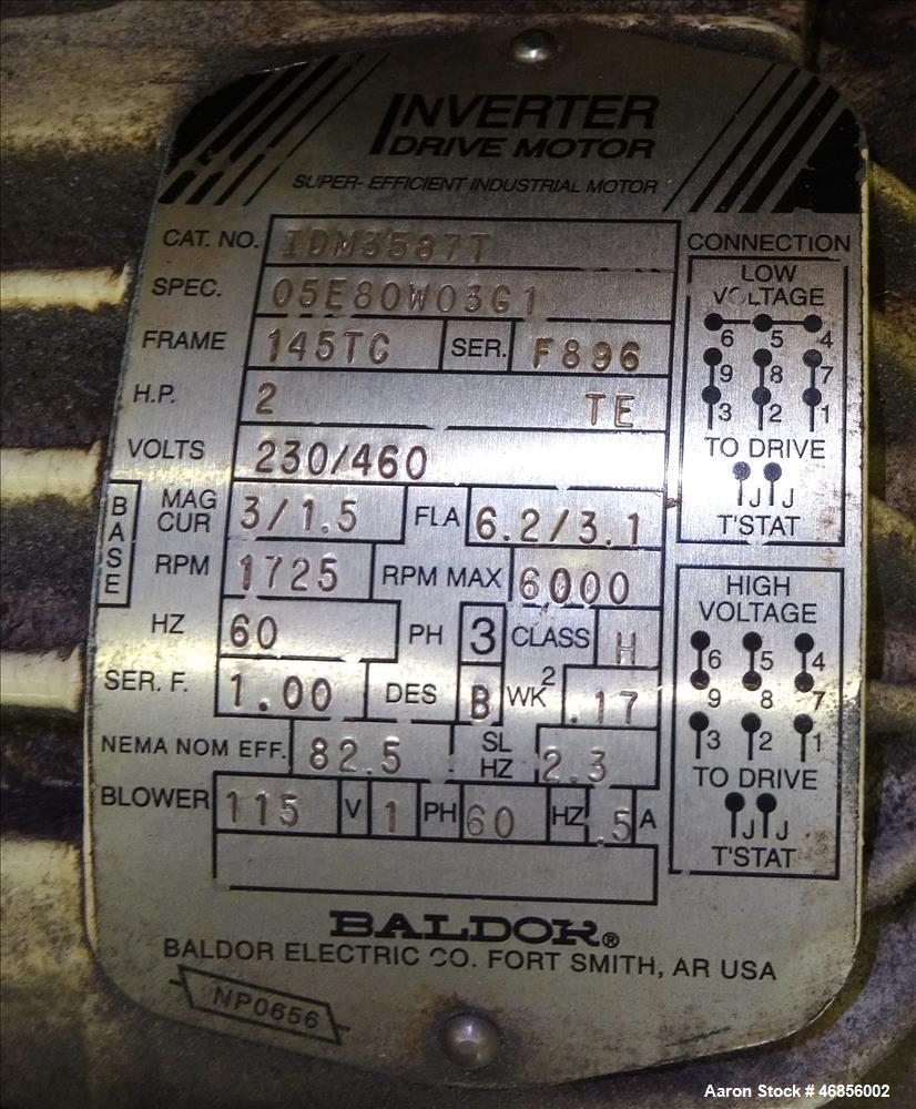 Used Conair Metaplast Cleated Belt Puller, Model PC8-60