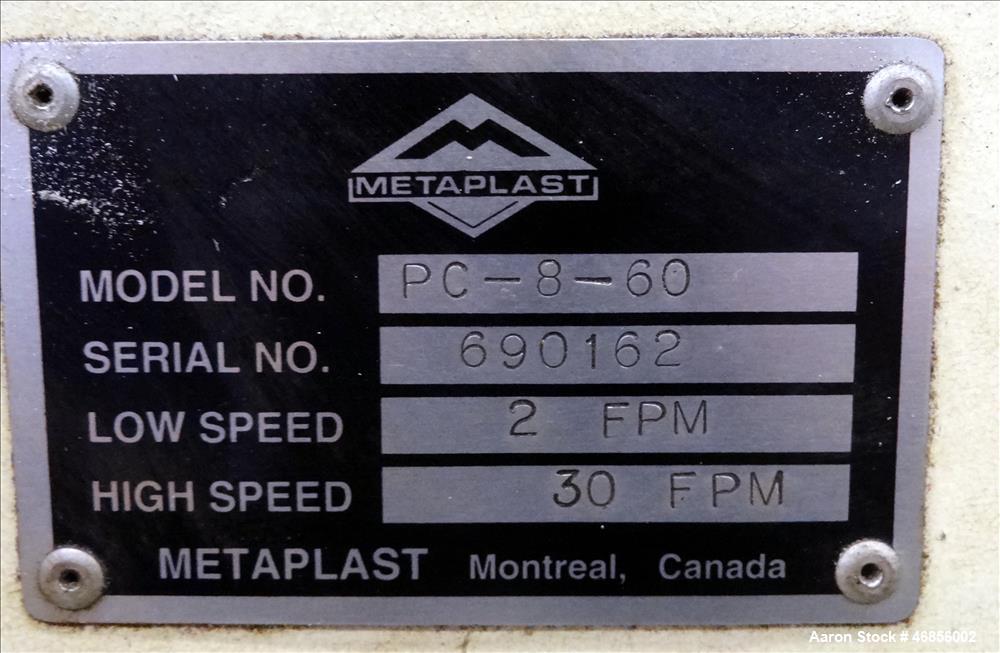Used- Conair Metaplast Cleated Belt Puller, Model PC8-60