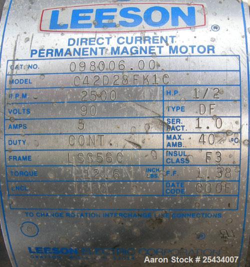 Used Puller, 2" wide x 12" long bottom belt.  (2) 4" diameter x 2" wide top rubber rolls.  Manually adjustable.  Driven by a 1/2 hp, 90 volt, 2500 rpm DC gearmotor.