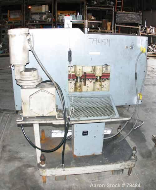 Used Belt Puller. 6" wide x 36" contact area. Manually adjustable rubber belts, approximately 7" daylight. Driven by a 1.5 HP, 3/60/230/460 Volt, 1725 RPM gearmotor. Unit includes a Reliance SP500 dr...