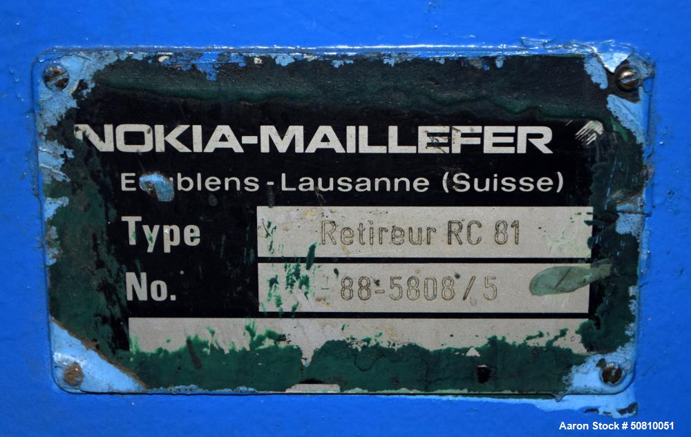 Used Maillefer Belt Puller, Model RC81