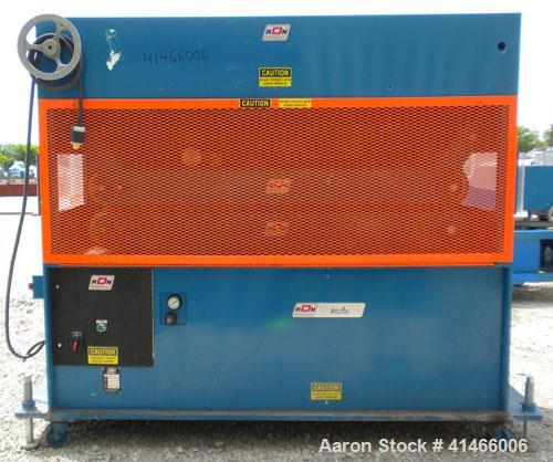 Used RDN Belt Puller, Model 180-18-S. (2) 17-1/2" wide x 60" long contact length rubber belts, manually adjustable. Driven by a 5 hp, 3/60/230/460 volt, 4500 rpm motor thru a reducer. Includes an All...
