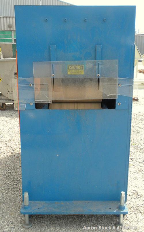 Used RDN Belt Puller, Model 180-18-S. (2) 17-1/2" wide x 60" long contact length rubber belts, manually adjustable. Driven by a 5 hp, 3/60/230/460 volt, 4500 rpm motor thru a reducer. Includes an All...