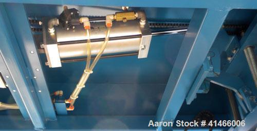 Used RDN Belt Puller, Model 180-18-S. (2) 17-1/2" wide x 60" long contact length rubber belts, manually adjustable. Driven by a 5 hp, 3/60/230/460 volt, 4500 rpm motor thru a reducer. Includes an All...