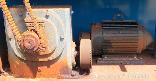 Used RDN Belt Puller, Model 180-18-S. (2) 17-1/2" wide x 60" long contact length rubber belts, manually adjustable. Driven by a 5 hp, 3/60/230/460 volt, 4500 rpm motor thru a reducer. Includes an All...