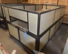 Used Xintian Machinery 800mm Wide x 2400mm Long Contact Dual Lane Cleated Belt Haul Off Unit, Serial# 201400068, Built 2014.