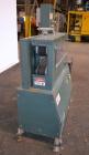 Used Al-Be Industries Puller, Model PV400AC. (2) 3-1/2’’ Wide x 32’’ long contact  rubber belts. 0’’ to 4’’ Capacity opening, manually adjustable. Driven by a 2hp, 3/60/230/460 volt , 1725 rpm gear m...