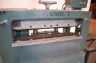 Used Al-Be Industries Puller, Model PV400AC. (2) 3-1/2’’ Wide x 32’’ long contact  rubber belts. 0’’ to 4’’ Capacity opening, manually adjustable. Driven by a 2hp, 3/60/230/460 volt , 1725 rpm gear m...