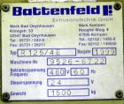 Used Battenfeld Extrusionstechnik Multiple Caterpillar Haul-Off, Model R 125/4E. Pipe diameter capacity 25mm to 125mm (0.98’’-4.92’’). (4) 3/4’’ Wide x 54’’ long contact area cleated adjustable belts...