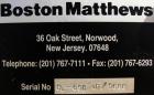 USED: Boston Matthews belt puller, model CL650-UT. (2) Manually adjustable belts, 4-1/2