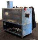 Used Boston Matthews Cleated Belt Puller, Model CWL-600-VT. (2) Approximately 4” wide x 42” long contact area belts, manually adjustable, take off speed range 1 to 60 feet per minute. Driven by a 3 h...