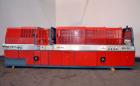 Used Greiner Extrusionstechnik Cat Pul Puller/Saw Combination, Model 30/9-235-S-DS. (2) Approximately 9” wide x 102” long contact length cleated belts, and (2) upacting saws with pneumatic hold downs...