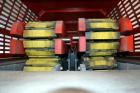 Used Greiner Extrusionstechnik Cat Pul Puller/Saw Combination, Model 30/9-235-S-DS. (2) Approximately 9” wide x 102” long contact length cleated belts, and (2) upacting saws with pneumatic hold downs...