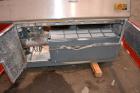 Used Greiner Extrusionstechnik Cat Pul Puller/Saw Combination, Model 30/9-235-S-DS. (2) Approximately 9” wide x 102” long contact length cleated belts, and (2) upacting saws with pneumatic hold downs...