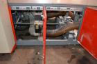 Used Greiner Extrusionstechnik Cat Pul Puller/Saw Combination, Model 30/9-235-S-DS. (2) Approximately 9” wide x 102” long contact length cleated belts, and (2) upacting saws with pneumatic hold downs...