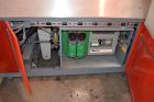 Used Greiner Extrusionstechnik Cat Pul Puller/Saw Combination, Model 30/9-235-S-DS. (2) Approximately 9” wide x 102” long contact length cleated belts, and (2) upacting saws with pneumatic hold downs...