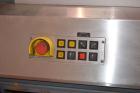 Used Greiner Extrusionstechnik Cat Pul Puller/Saw Combination, Model 30/9-235-S-DS. (2) Approximately 9” wide x 102” long contact length cleated belts, and (2) upacting saws with pneumatic hold downs...