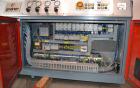 Used Greiner Extrusionstechnik Cat Pul Puller/Saw Combination, Model 30/9-235-S-DS. (2) Approximately 9” wide x 102” long contact length cleated belts, and (2) upacting saws with pneumatic hold downs...