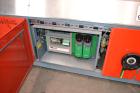 Used Greiner Extrusionstechnik Cat Pul Puller/Saw Combination, Model 30/9-235-S-DS. (2) Approximately 9” wide x 102” long contact length cleated belts, and (2) upacting saws with pneumatic hold downs...