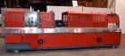 Used Greiner Extrusionstechnik Cat Pul Puller/Saw Combination, Model 30/9-235-S-DS. (2) Approximately 9” wide x 102” long contact length cleated belts, and (2) upacting saws with pneumatic hold downs...
