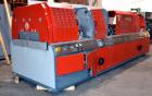 Used Greiner Extrusionstechnik Cat Pul Puller/Saw Combination, Model 30/9-235-S-DS. (2) Approximately 9” wide x 102” long contact length cleated belts, and (2) upacting saws with pneumatic hold downs...