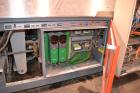 Used Greiner Extrusionstechnik Cat Pul Puller/Saw Combination, Model 30/9-235-S-DS. (2) Approximately 9” wide x 102” long contact length cleated belts, and (2) upacting saws with pneumatic hold downs...