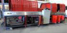 Used Greiner Extrusionstechnik Cat Pul Puller/Saw Combination, Model 30/9-235-S-DS. (2) Approximately 9” wide x 102” long contact length cleated belts, and (1) upacting saw with pneumatic hold down, ...