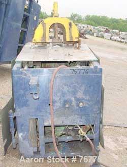 USED: AL-BE traveling pipe saw, model AB18D.  18" diameter blade.  Driven by a 3 hp motor.  Pneumatic table travel.