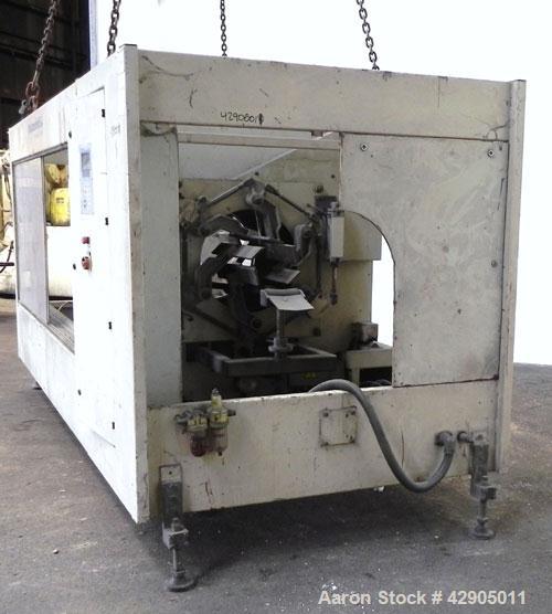 Used Battenfeld Extrusionstechnik Planetary Saw, Model STU 450 EZ, Carbon Steel. Approximate 4 cuts per minute. Separable and grippable profile cross section 40mm to 250mm. Includes a BMC smart panel.