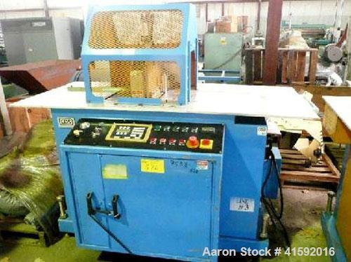 Used CDS MODEL CSS 6.5-13 13" TRAVELLING CUT OFF SAW.  NEW 2003. SERIAL #330503. SERVO DRIVE. 3/60/575 VOLTS 8 AMPS. NEW INVERTER AND CABLE INSTALLED. CHECKED OUT OPERATIONAL. OFFERED LESS BLADE.