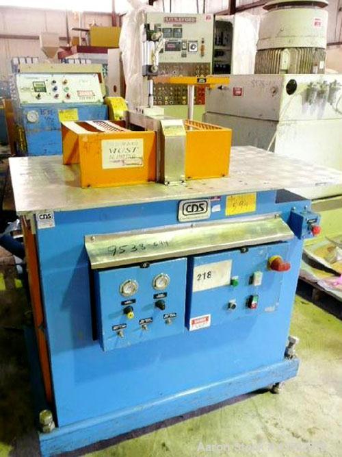 Used- CDS Traveling Cut Off Saw, Model CSS 6.5-13. Up acting blade, 18'' AC traveling table. Top hold down. Profile cross se...