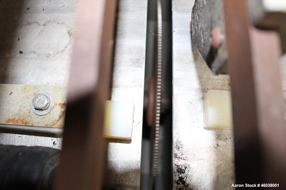 Used Conair Jetro Gatto Cut-Off Saw, Model UC-4-18. Approximate 16" diameter cutting blade. 18" Travel, 4-1/2" O.D. capacity with a 25" maximum cut length. Driven by a 1hp, 3/60/208-230/460 volt, 345...