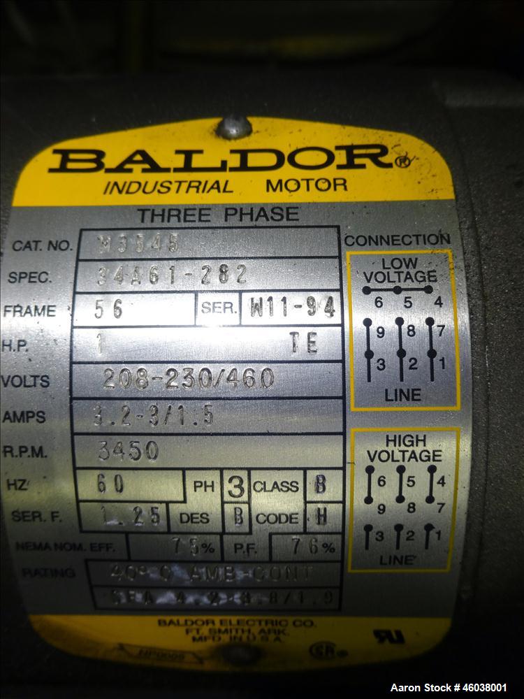 Used Conair Jetro Gatto Cut-Off Saw, Model UC-4-18. Approximate 16" diameter cutting blade. 18" Travel, 4-1/2" O.D. capacity with a 25" maximum cut length. Driven by a 1hp, 3/60/208-230/460 volt, 345...