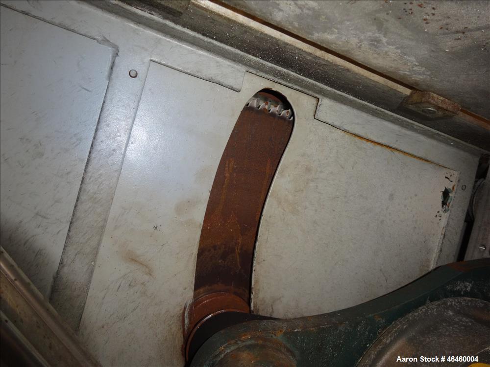 Used CDS Traveling Cut-off Saw, Model CTS 6.5-13D. Up acting blade, 18" AC traveling table. Top hold down. Profile cut cross section 3.5" high x 13" wide. Maximum O.D. 6.7". Blade rpm 2156. Blade dri...