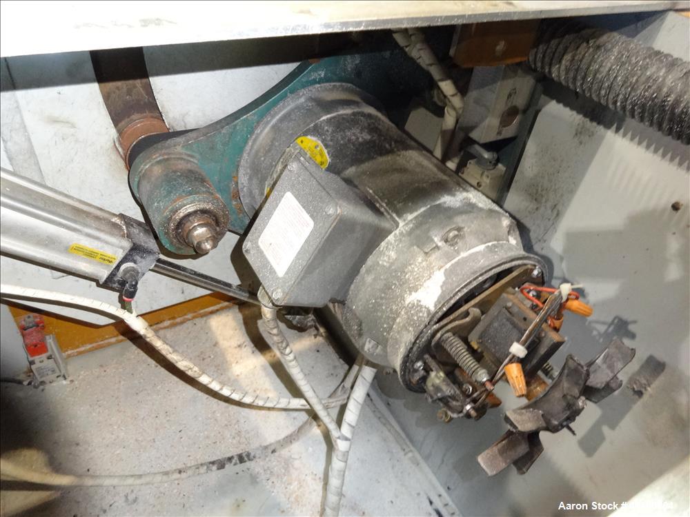 Used CDS Traveling Cut-off Saw, Model CTS 6.5-13D. Up acting blade, 18" AC traveling table. Top hold down. Profile cut cross section 3.5" high x 13" wide. Maximum O.D. 6.7". Blade rpm 2156. Blade dri...