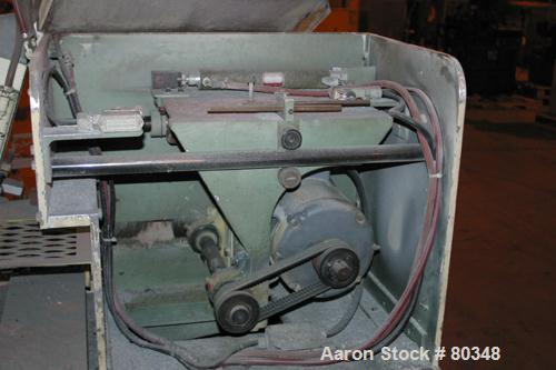 USED: Gatto table saw, model CS.7.24. Unit can accept up to 4" wide x 2" tall or 2" diameter product. Saw driven by 3 hp 3/60/208-230/460 volt, 1725 rpm motor, 2 pneumatic product guides. Unit requir...