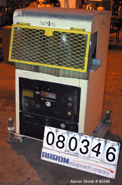USED: Gatto table saw, model HS.2.4, 12" diameter saw blade. Unitcan accept up to 4" wide x 2" tall or 2" diameter product. Saw drivenby 2 hp motor, 2 pneumatic product guides.