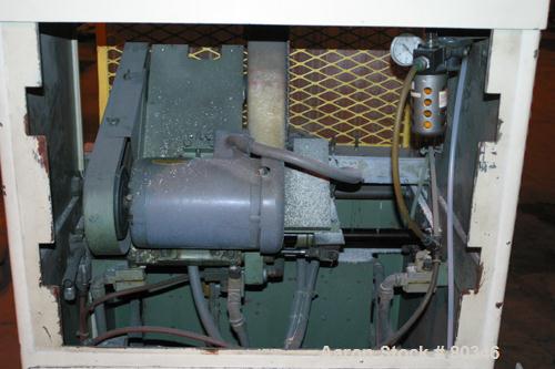 USED: Gatto table saw, model HS.2.4, 12" diameter saw blade. Unitcan accept up to 4" wide x 2" tall or 2" diameter product. Saw drivenby 2 hp motor, 2 pneumatic product guides.
