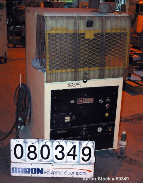 USED: Gatto table saw, model HS.2.4, 12" diameter saw blade. Unit can accept up to 4" wide x 2" tall or 2" diameter product. Saw driven by 2 hp motor, 2 pneumatic product guides.