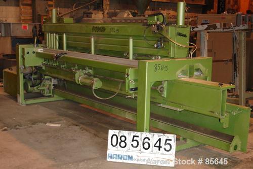 Used Holzma Automatic Upacting Panel Saw, Model EL-60-3100