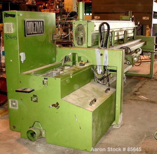 Used Holzma Automatic Upacting Panel Saw, Model EL-60-3100