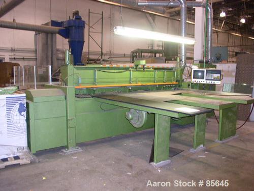 Used Holzma Automatic Upacting Panel Saw, Model EL-60-3100