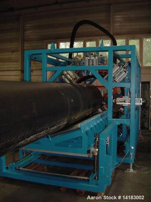 Used Kuag RTA 1200 Multicut Pipe Cutting Unit.  Handles pipe dimensions of 19.7" - 47.2" (500 - 1200 mm) with a wall thickness of maximum 4.7" (120 mm).