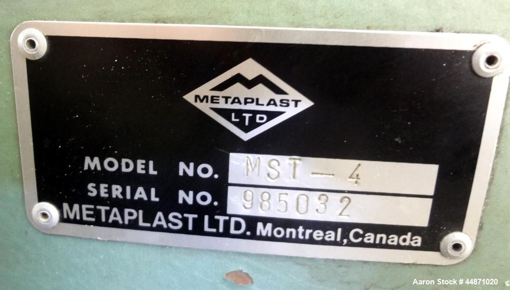 Used Metaplast Traveling Cut Off Saw, Model MST-4
