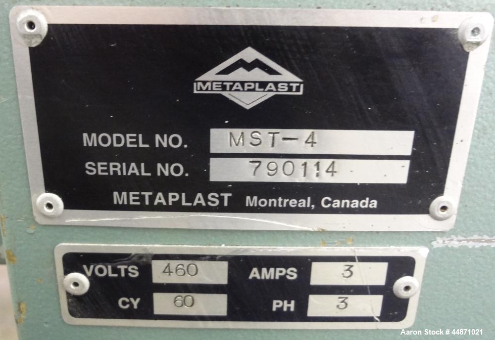 Used Metaplast Traveling Cut Off Saw, Model MST-4