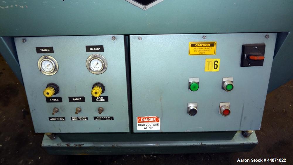 Used Metaplast Traveling Cut Off Saw, Model MST-4